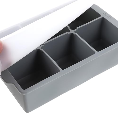 Bandeja para cubitos de hielo de silicona con tapa miniatura 2