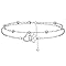 J.MUEN Pulseras Mujer Plata de Ley 925 - Pulsera Huellas Animales,Joyas Creativa para Mujer Amante de Los Animales