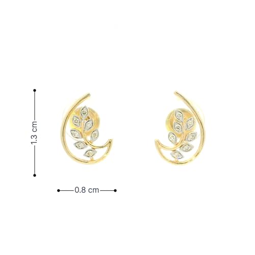 Image of WHP Jewellers 14KT Diamond Earrings for Women - Womens Diamond Earrings - Fashionable Jewellery for Great Gifting