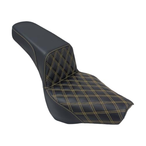 Siège conducteur haut de gamme en PU noir pour finitions Softail Heritage