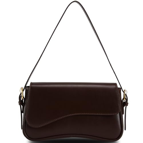 Image of Small Shoulder Bag for women,Crossbody Purses,Leather Tote Handbag Clutch Hobo Purse,with Zipper Closure for Women
