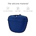 AUDWUD Silicone Dog Treat Pouch,with Dog Training Clicker,Clip on Portable Training Container,Convenient Magnetic Buckle Closing and Upgraded Waist Clip for Enhanced Stability