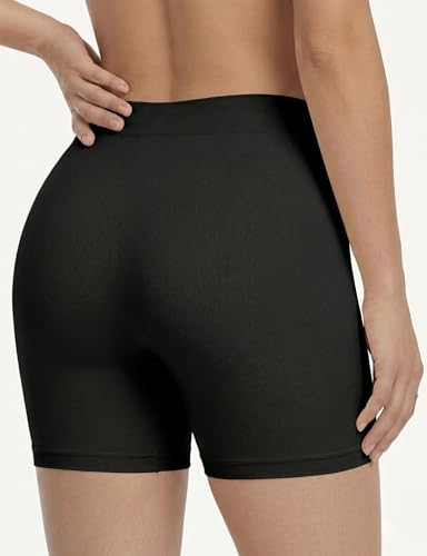 Image of ZENUTA Slip Shorts for Women Under Dresses, Seamless Anti Chafing Summer Biker Shorts
