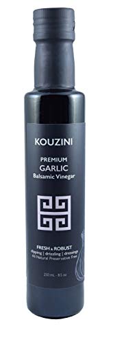 Kouzini Ultra Premium Garlic Balsamic Vinegar (250ML Bottle)