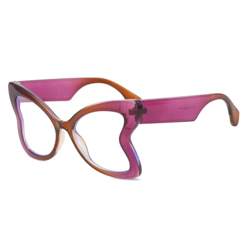 Lunettes de soleil œil de chat et papillon pour femme nuances dégradées UV400
