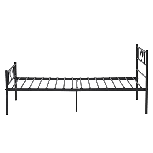 BenyLed Struttura Letto Singolo in Metallo, adatto...