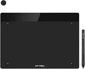 XPPen Deco Fun L Mesa Digitalizadora 10x6 Polegadas Tablet Digital com 8192 Níveis de Pressão Caneta Passiva sem Bateria para Desenho Digital, Animação, Ensino Online (Preto)