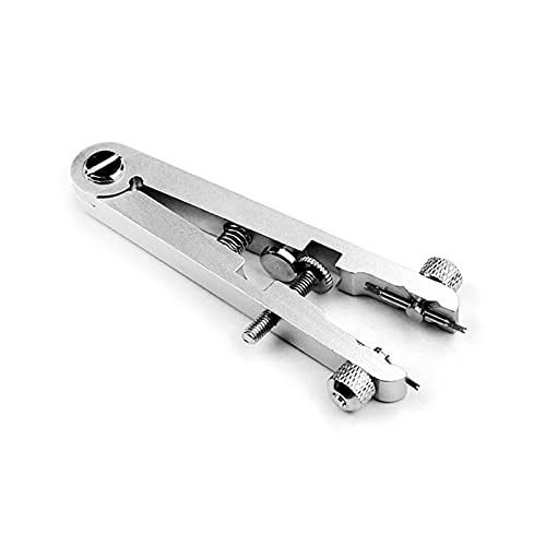 Juego de herramientas de reparación de relojes con alicates de barra de resorte, puntas duraderas para extracción de correa y fijación de correa, kit de reparación completo para mantenimiento de