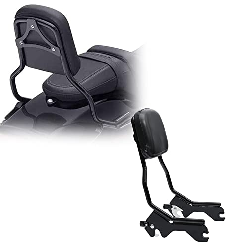 Sissy bar Softail avec coussin en cuir premium pour moto Sport Glide et Low Rider FXLR