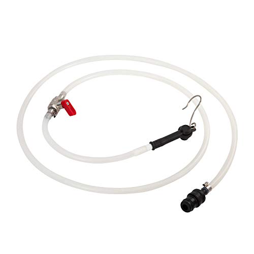 OEMTOOLS 24446 Brake Bleeder Adapter Hose 65-inch, Converts Fluid Evacuator to Vacuum Brake Bleeder, Universal Adapter for Brake Line Flushing and Hydraulic Clutch Bleeding