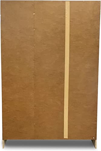 PALAKLOT High Gloss 3 Door Mirrored & 2 Drawer Wardrobe | Modular Cabinet for Space Saving | Ideal Storage Organizer - Image 7