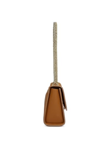 Image of Da Milano Women's Leather Shoulder Bag - Orange