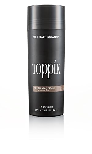 TOPPIK 55 g de fibras capilares, densificador de pelo, color marrón medio
