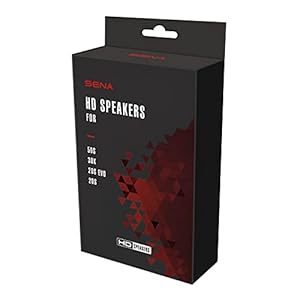 Sena Unisex adult Sc-a0325 HD luidspreker voor I verbeterde bassen en helderheid, geschikt voor 20S, 20S EVO 30K, zwart, type A EU