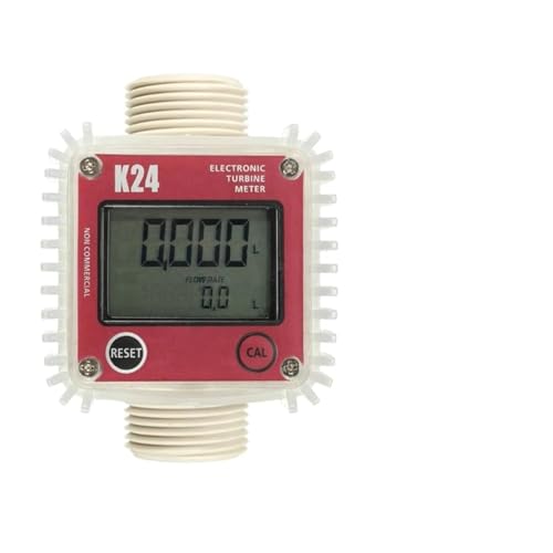 Medidor de flujo Medidor LCD K24 Caudalímetro digital diésel ideal for productos químicos y agua líquida.