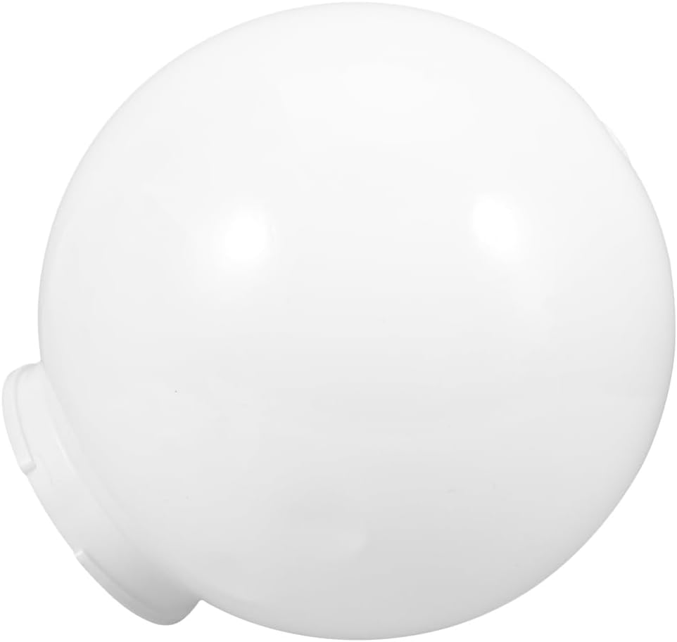 Replacement Acrylic Globe Lamp Shade Weather-resistant Outdoor Spherical Light Cover for Wall Fixtures Easy to Install Garden and Patio Lighting
