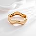 MIJENITI Gold Bangle Bracelets for Women Trendy Dainty Chunky Bracelets Cuff Statement Bracelet Fashion Gold Jewelry for Her