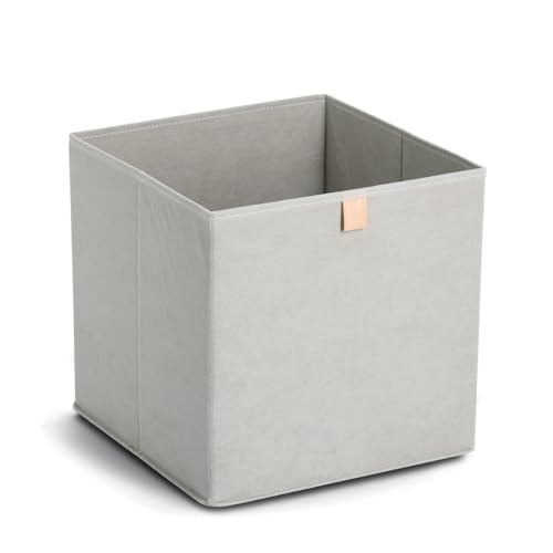 ZELLER PRESENT SCHÖNER LEBEN. PRAKTISCH WOHNEN. Boîte de rangement en non-tissé gris