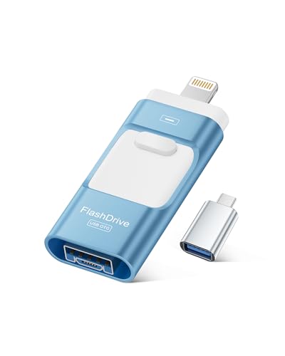 MFi Certified 256GB iPhone Flash Drive, Photo...