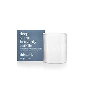 This Works Deep Sleep Heavenly Candle, an Aromatherapy Candle Enriched with Pure Essential Oils of Lavender, Camomile…