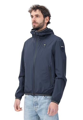 Articolo: 25SBLUC11541 Blauer Giacca a vento blu da uomo XL