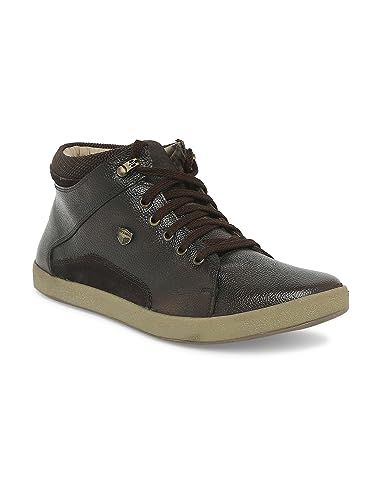 MANDER Genuine Leather Brown Casual Boots For Mens: Size UK 8 (B0CCV4R6W6) Amazon Price History, Amazon Price Tracker