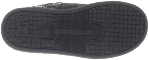 DC Serial Graffik Sneaker (Little Kid/Big Kid),Black/Soft Lime,11 M US Little Kid | Image 3