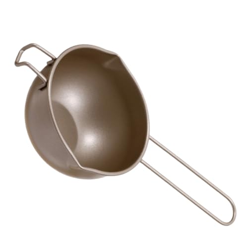 LOLIPPYY Tazón para Derretir y Hornear Recipiente Metálico para Mantequilla Uso Cocina para Calentar Chocolate Color
