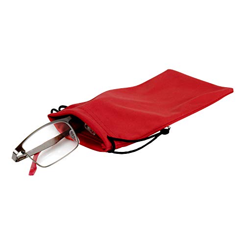 Image of Noble Hard Shell Glasses Case - Protective Eyeglass Case for Glasses with Microfiber Cleaning Cloth and Pouch