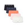 Calvin Klein Low Rise Trunk 5Pk 000Nb2734A Baúl, Multi (Black/Snow Heather/Coral Pop/Ink/PO), L para Hombre