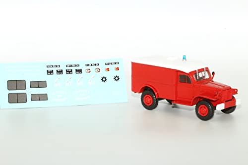 Dodge WC54 4x2 Pompier ODEON miniature haut de gamme echelle 1/43