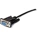 StarTech.com 1m Black Straight Through DB9 RS232 Serial Cable - DB9 RS232 Serial Extension Cable - Male to Female Cable (MXT1001MBK)