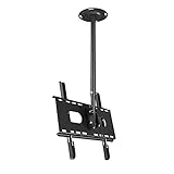 COMFORTABLE VIEWING EXPERIENCE -- Are you still worrying about watching TV with backaches This TV stand can be extended from 23.6 inches to 118.1inches, +15 to +15 tilt angle adjustment , and the left and right rotation range is , so as to get the best viewing experience.