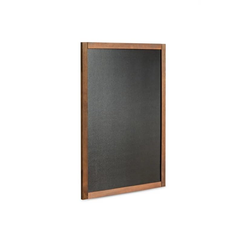 Jarograf Kreidetafel Holzrahmen Wandtafel schwarz 4 Größen für Restaurant Büro & Zuhause inkl. Montagevideo (47x79 cm)