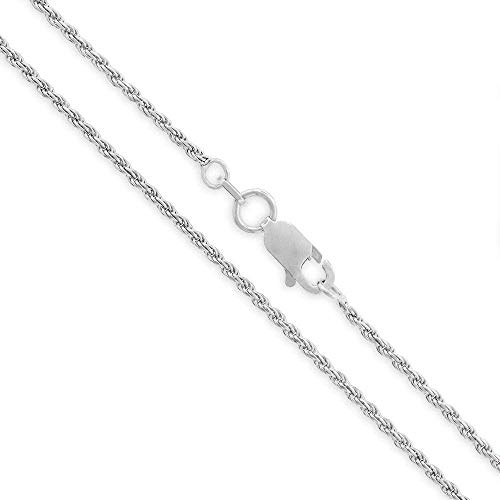 925 Sterling Silver Diamond Cut Rope Chain Necklace, 1.5MM - 3.5MM Braided Rope Chain Neclace, Sterling Silver Necklace,silver chain made in italy2