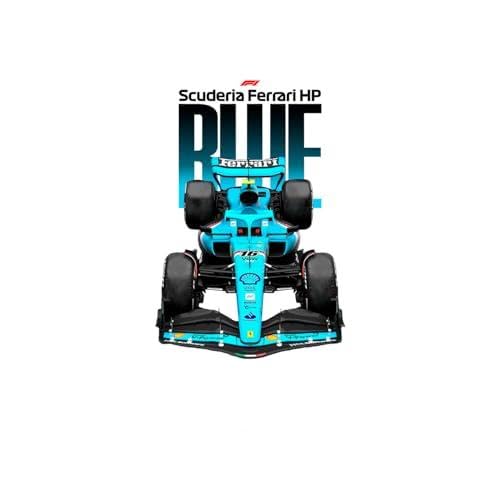 Image of BLINKART Scuderia Ferrari SF-23Car Posters Sticker Gift Items for Boys Room Wall Decor || Comes with Double-Sided Tape|| Decoration Bedroom Living Room Office Studio Decor | 12x18 In (A3) - CAR-257