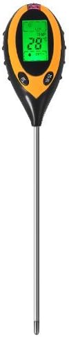 Storm Store 4-in1 Professional LCD Temperature Moisture Sunlight PH Garden Soil Tester Meter