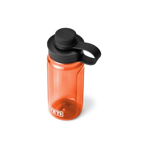 Image of YETI Yonder Water Bottle with Yonder Tether Cap, Lightweight, Leakproof and BPA-Free