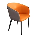 Ergonomischer Bürostuhl, Empfangsstuhl, Leder, Chefsessel mit Armlehnen, bequemer Wartezimmer & Lobby-Seitenstuhl für den Bürogebrauch