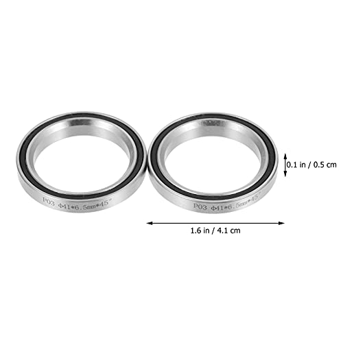 BESPORTBLE Peças de Bicicleta Headset Bearing 41 2Mm de Aço Leve Bicicleta Headset Selado Rolamento