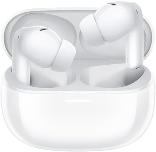 Xiaomi Redmi Buds 5 Pro | Auriculares Inalámbricos Bluetooth con Cancelación de Ruido | Cascos Inalámbricos con 10h de Duración | Headphones con Triple Micrófono | Audífonos Blanco