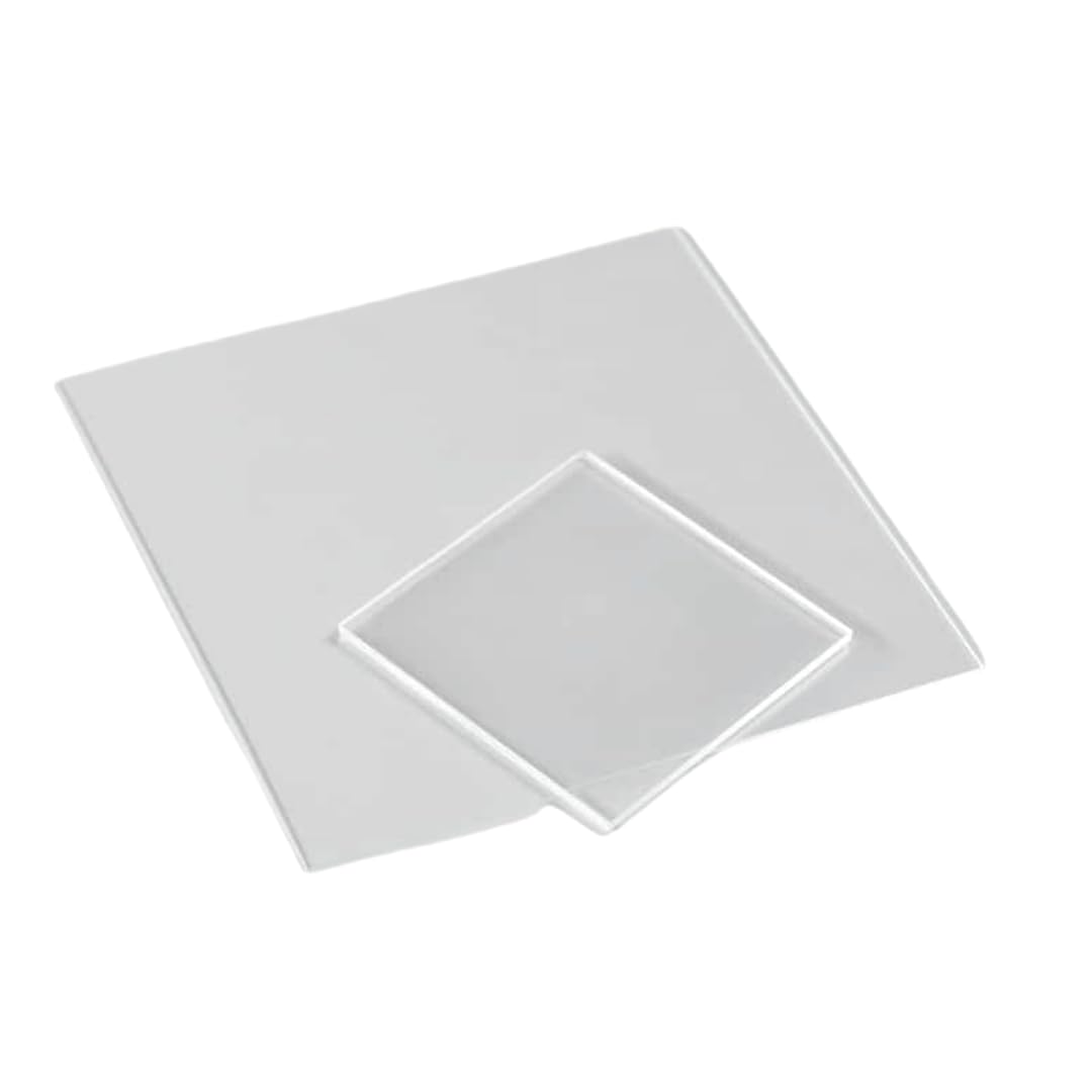 Juego de láminas de vidrio hidrofóbico/hidrófilo de un solo lado: 10 piezas, espesor (0,4-2,0 mm)(100 * 100 * 0.5mm 1 Side Hydrophilic)