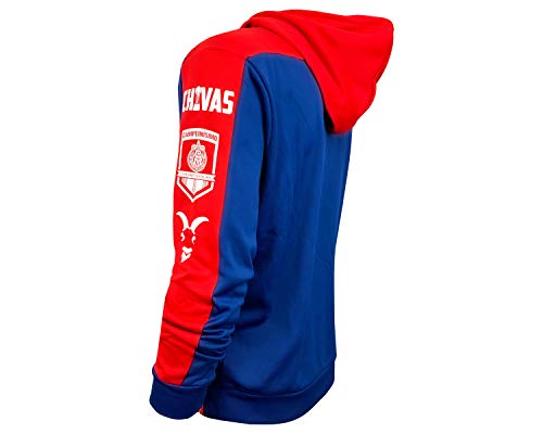 Icon Sports Boy's Guadalajara Pullover Hoodie, Licensed Guadalajara Sweater Pullover Hoodie (YM) Blue3
