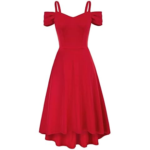 GRACE KARIN Cold Shoulder A-Line Dress Cover