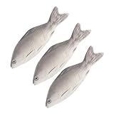 ERINGOGO 3 Piezas Peces Artificiales de PU Realistas Decoración Duradera para Escritorio Oficina y Hogar Ornamentos Simulación Acuática y Ecológica