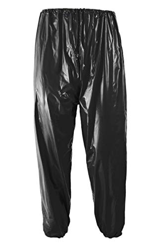 sandywident Heavy Duty Fitness Weight Loss Sweat Sauna Suit Exercise Gym Anti-Rip(Silver,XXXL) - Thumbnail 6