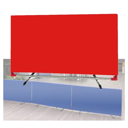 卓球コート用サラウンドブロック、折りたたみ式ピンポンコート仕切り、140x70cmパーティションスクリーン(ブルー、1/2/4/6/8/10パック)(Red,140x75cm-10pieces)