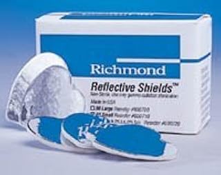 RCH Reflective Shields Plus Large 41.8 mm Wide Bx/50