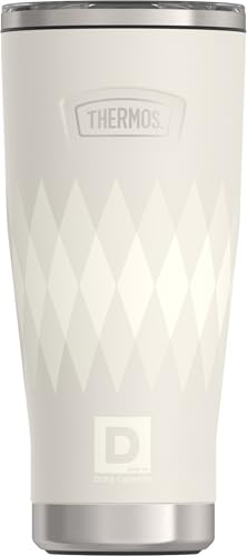 Image of THERMOS, Stainless Steel Tumbler with Slide Lock, 18 Ounce, Argyle