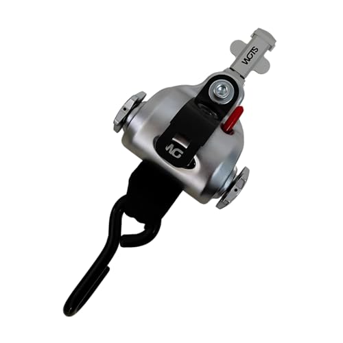 WOTS Wheelchair Tie-Down for Standard L-Track | Single Piece | Compatible with WOTS| Auto-Retractable Auto-Tightening Light-Weight Easy Installation Dual Knob | WC18 & WC19 Complaint